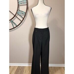 Ann Taylor Pants Trousers Size 10 Curvy NWT Black Wide Leg ($129)
